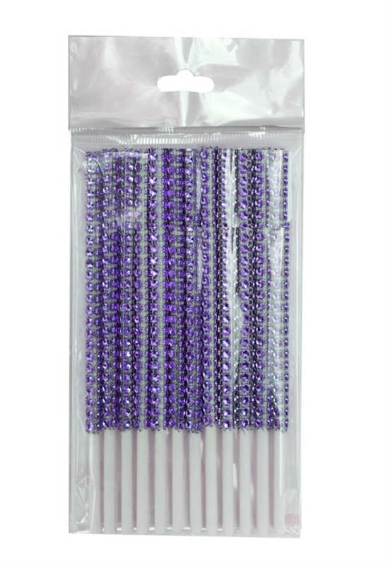 Cake Pops Bar With Stone Strip Purple Pk12