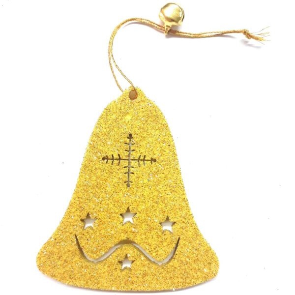 Bell Shaped Felt Christmas Tree Ornament 4 Pieces