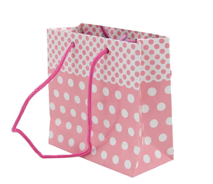 Bag Carton Tiny Size Points 11X11 Pink Pk50 Kl:30