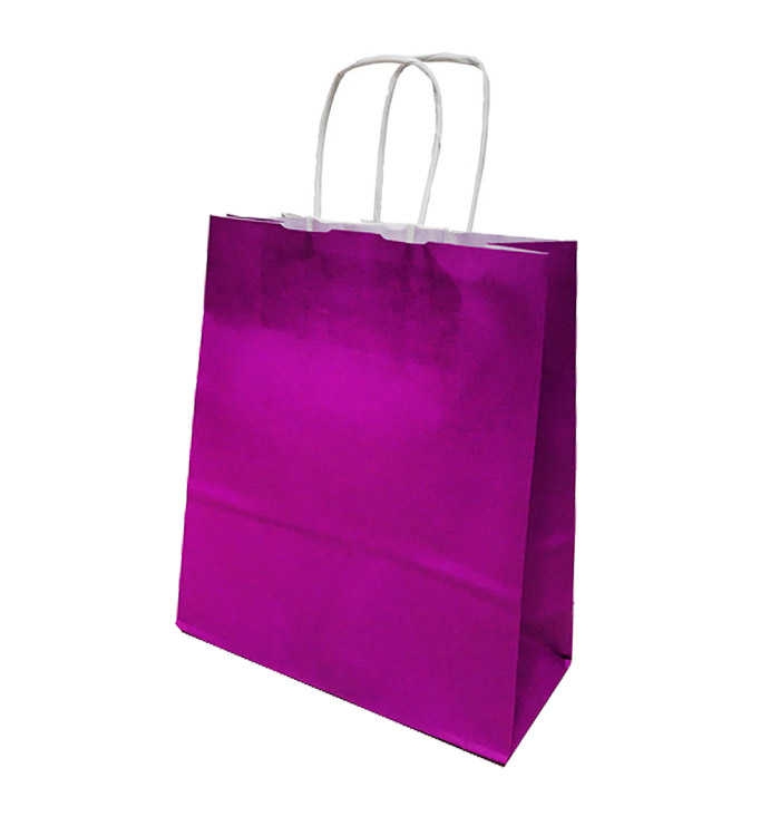 Bag Kraft Small Size Purple 19X24Cm P25-16