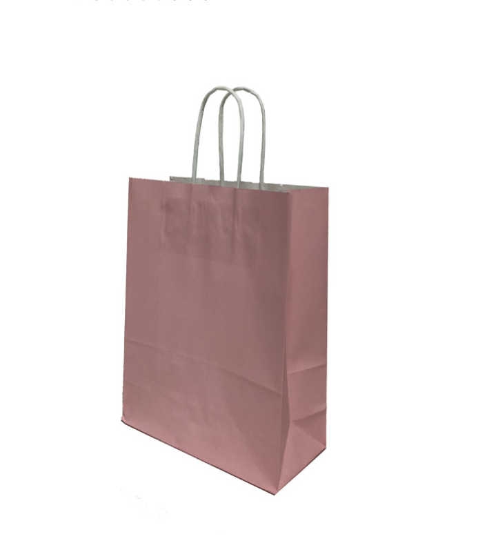 Bag Kraft Small Size Pink 19X24Cm P25-16