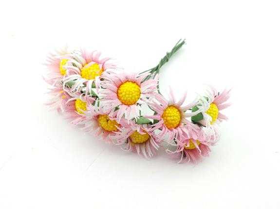 Flower Daisy Pink Pk:100 Kl:100