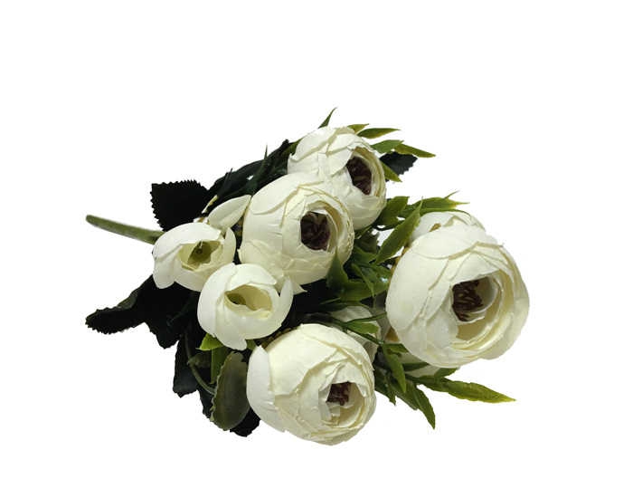 Floral Peonia Hand Bouquet Model Cream P1-240