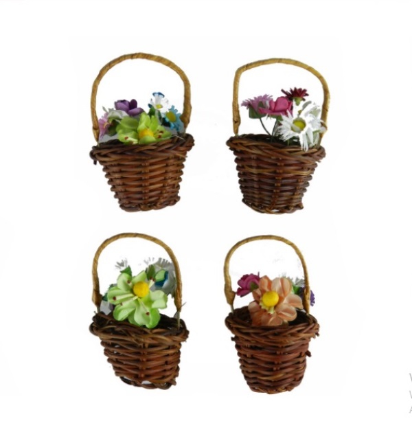 Flower Basket Design Magnet