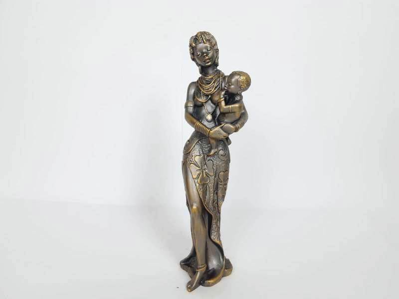 Decorative African Mother Child Trinket