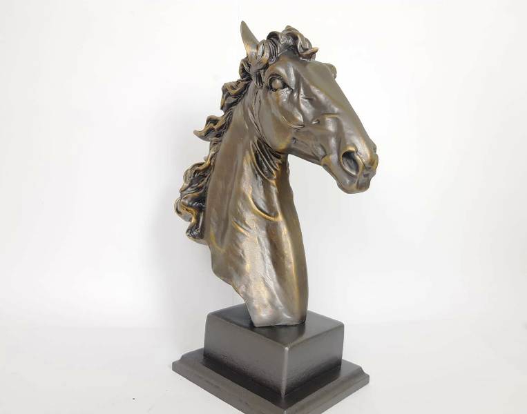 Decorative Polyester Horse Head Trinket