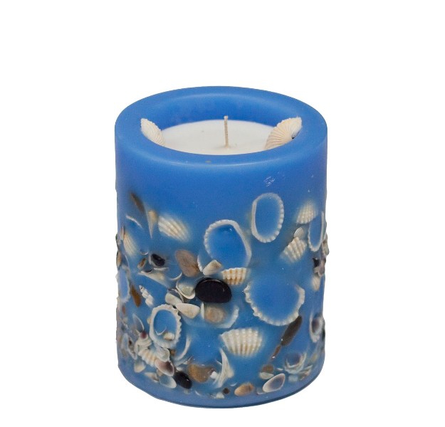 Denizli Shell Cylinder Candle