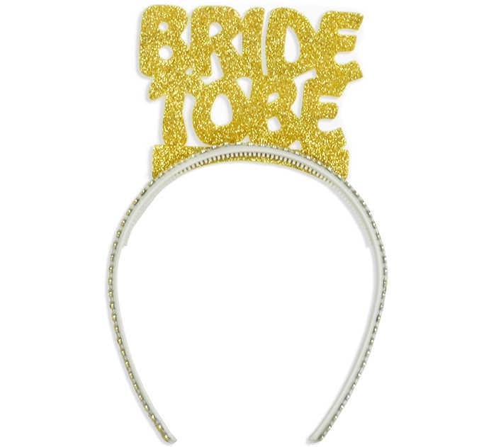 Evadan Silvery Bride To Be Crown Gold Color