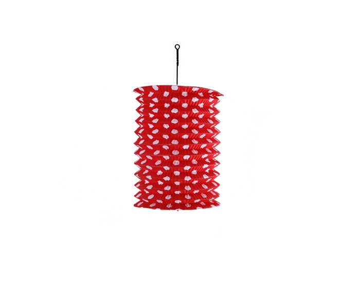 Lantern Accordion Small Size Red Pk10-60