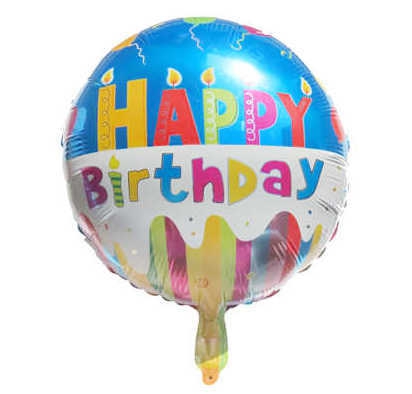 Foil Balloon Happy Birthday Pk:1 Kl:200