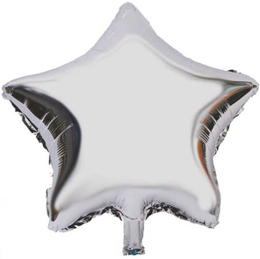 Foil Balloon Star Model Silver 18Inc Pk:1 Kl:400