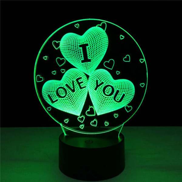 I Love You 3D Night Light