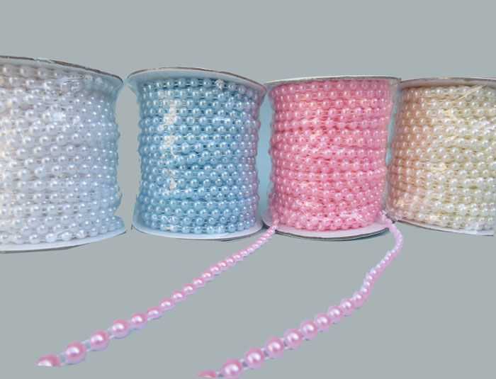 Pearl Single String Blue 6Mm P25Yard-50