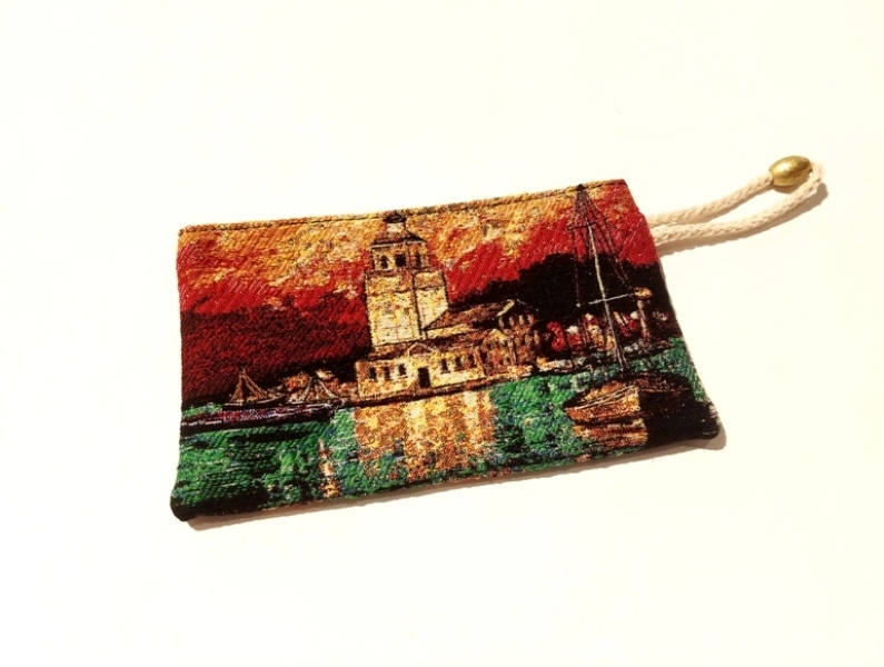 Istanbul Patterned Woven Wallet 72 Rope