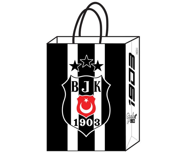 Paper Party Bag Beşiktaş (18*24 Cm) Pk:12