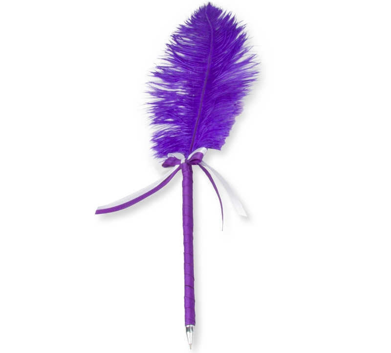 Pen Medium Size Furious Furry Purple Pk:1