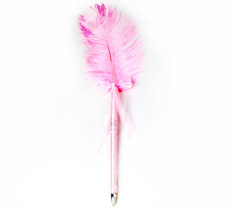 Pen Medium Size Furious Furry Pink Pk:1