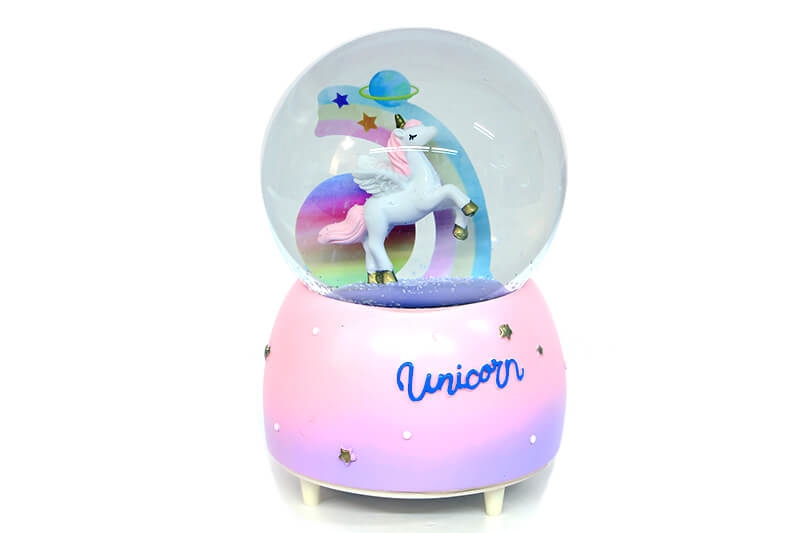 Oversized Snow Globe with Snowblower Motor