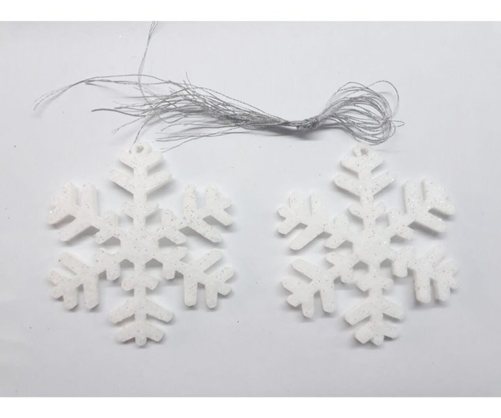 Snowflake Felt Christmas Tree Ornament 10 Pcs