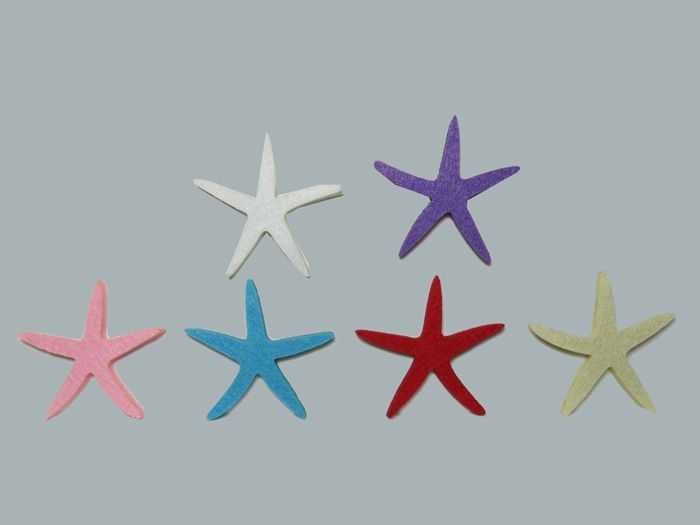 Felt Sea Star White P50-100