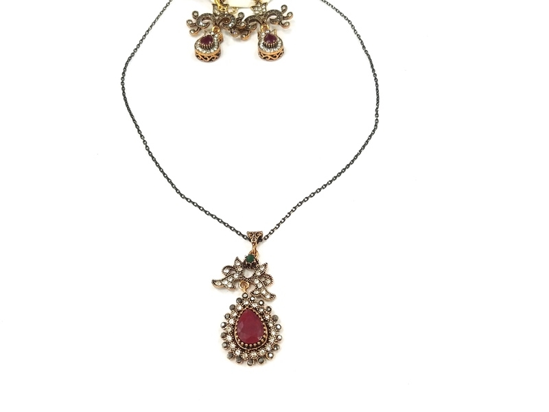 Henna Night Accessories Necklace Earring Set