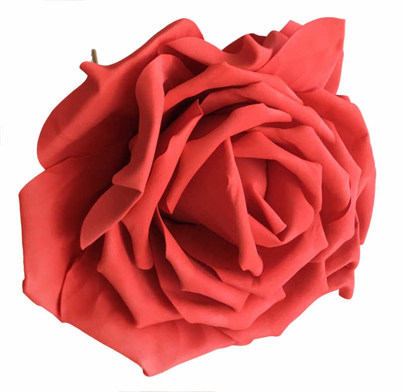 Red Rose Background Ornament 40 Cm