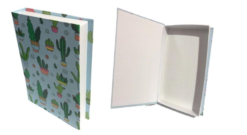 Book Design Cactus Gift Box