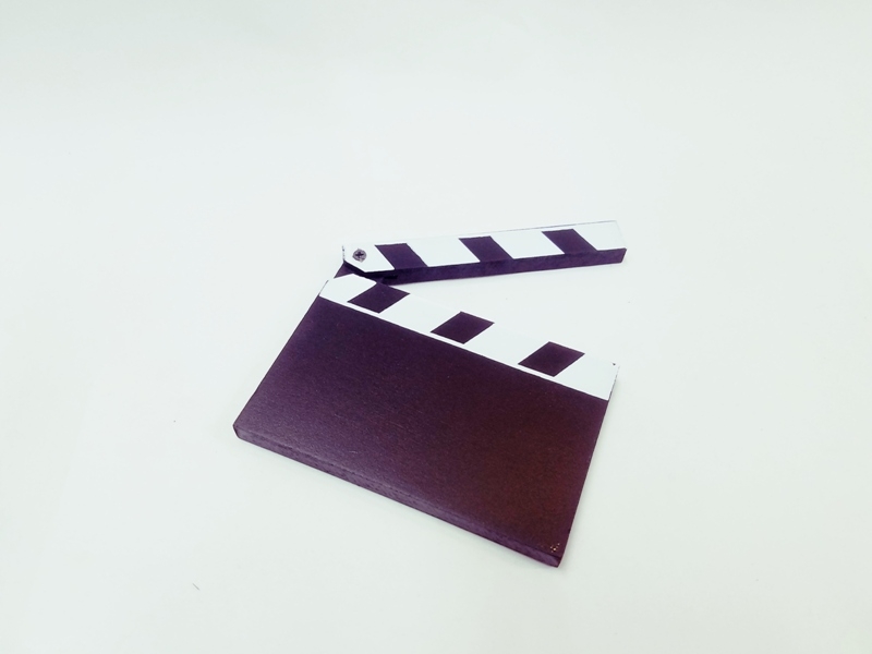 Small Size Wooden Cinema Clapperboard