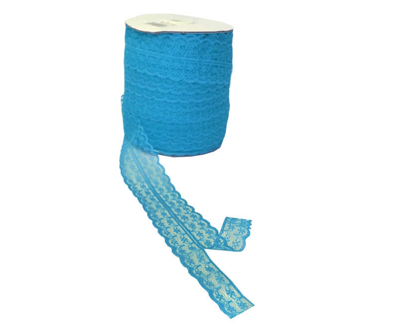 Ribbon Double Lace 2-Layer Blue 100Yrd.P1-50