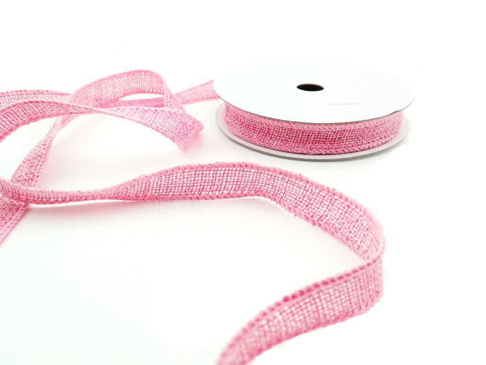 Ribbon Jute Crossroom Pink 3Cm 10Mt Pk:1 Kl:300