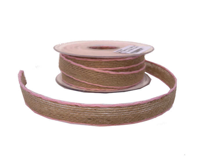 Ribbon Cross Strap Strip 1.6Cm Pink P10M-40