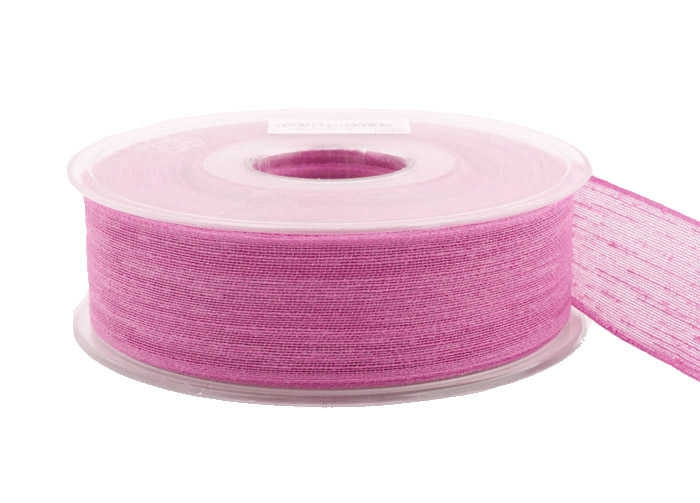 Ribbon Linen Nopel Model 2,5 Cm Purple P20M-40