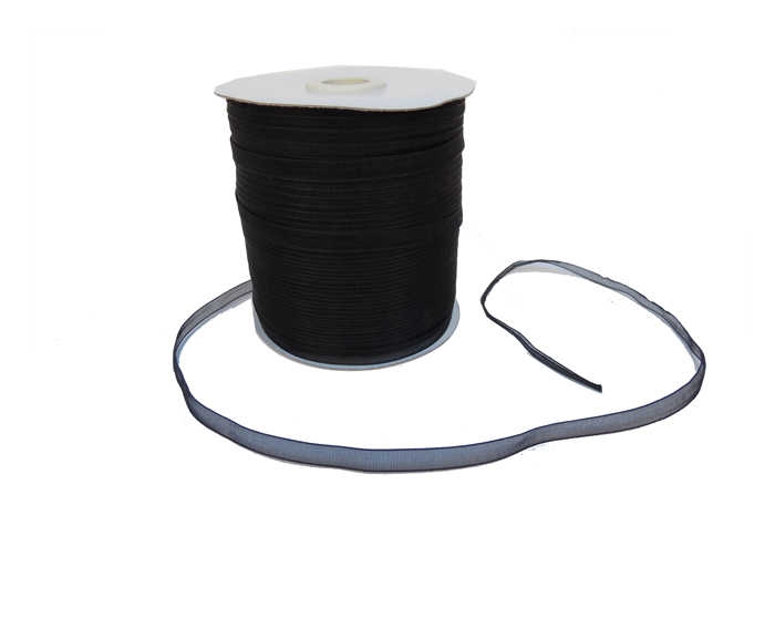 Ribbon Organze Black 1Cm 500Yard-60