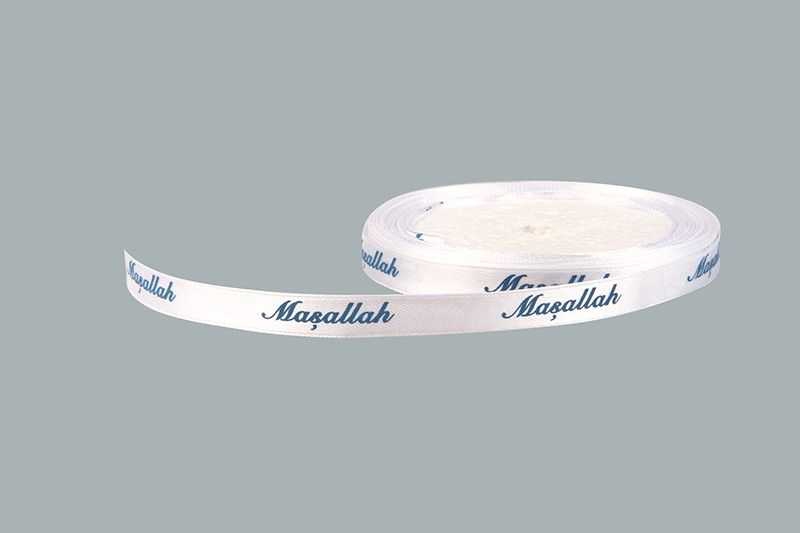 Ribbon Satin Maşallah 100M (1Cm) P10-60