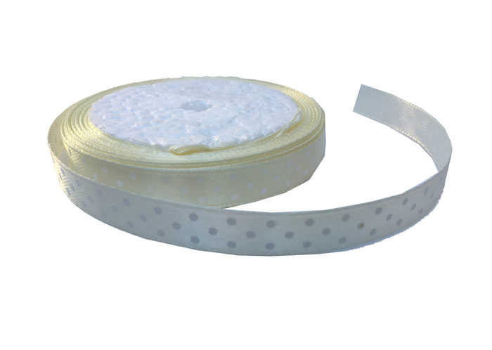 Ribbon Satin Points Cream 1Cm 100Mt.P1-60