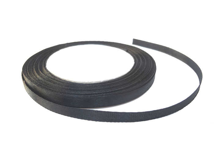 Ribbon Satin Black 6Mm P250Yard-60