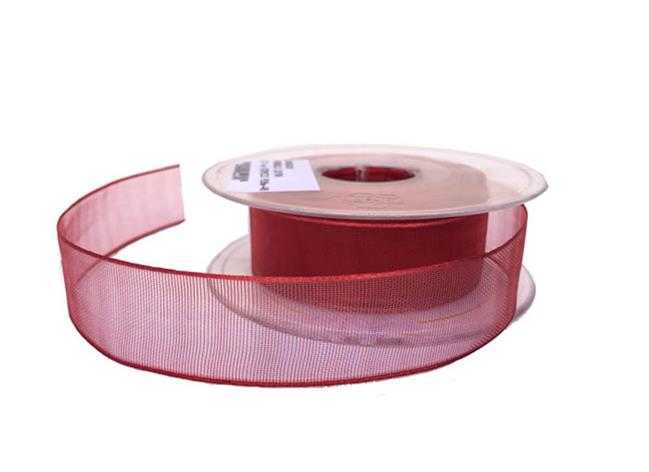 Ribbon Chiffon 4 Cm Red P20M-40