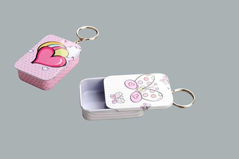 Box Heart Keys Pink P10-600