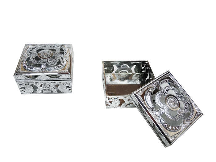 Square Box Silver 3*5.5Cm P10-400