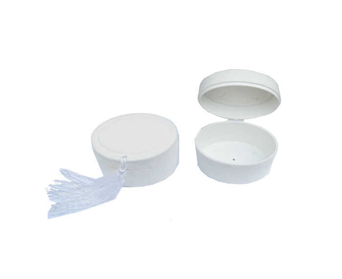 Box Oval Flock Coating White P10-400