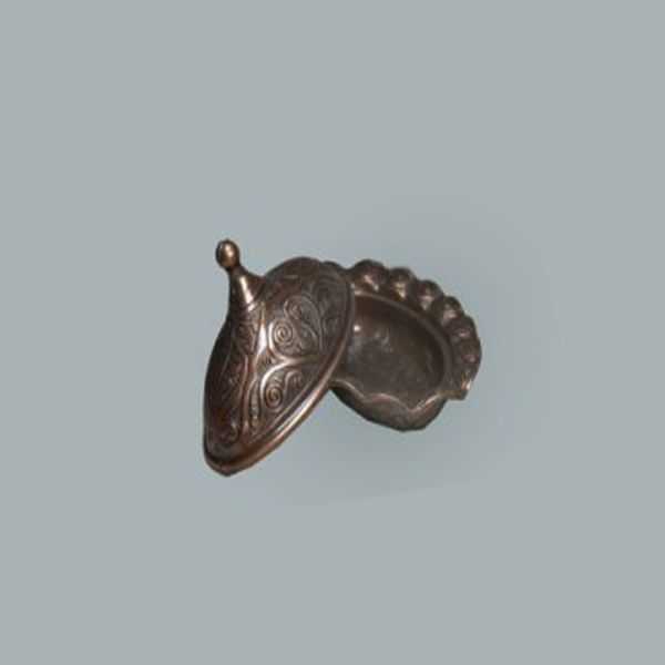 Delight Holder Oval Frilled Copper P10-200