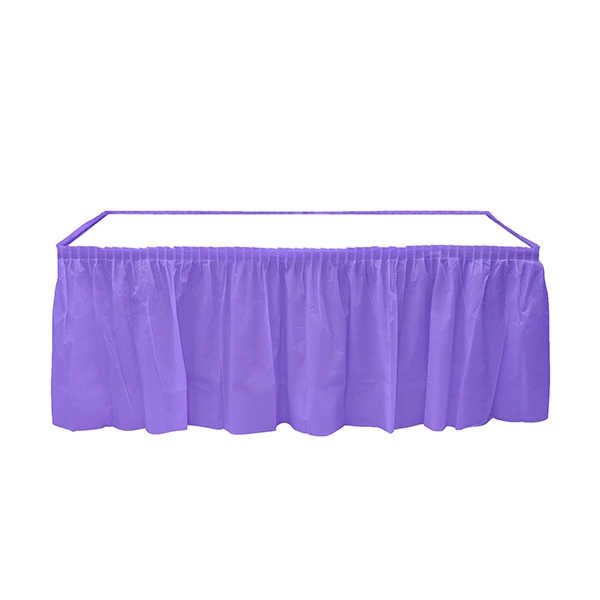 Table Side Skirt Plastic Purple P1-48