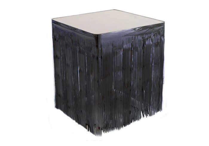 Table Edge Skirt And Finish Metallized Black P1-100