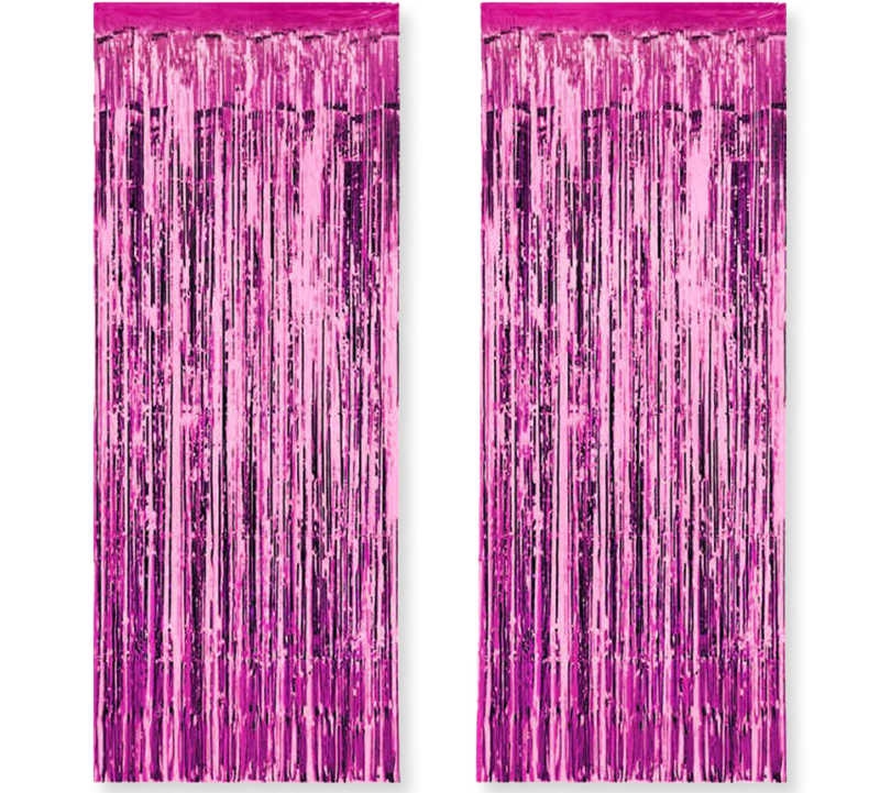 Metallized Background Decoration Hanging Local Fuchia Pk:2 Li Kl:50