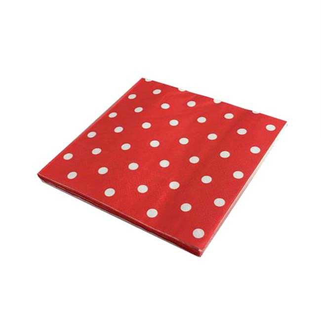 Napkins Point Red 33X33 Pk20-150