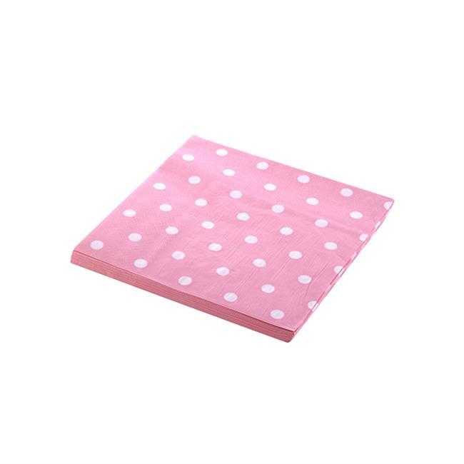 Napkins Point Pink 33X33 Pk20-150