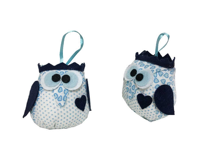 Plush Owl Blue (001) P12-480