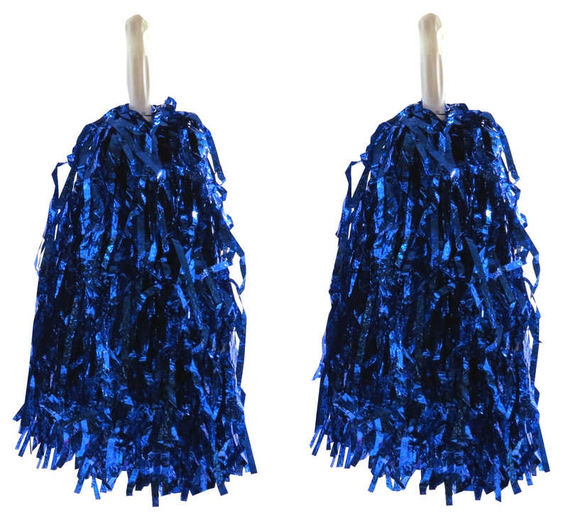 Pompom Metallized Double Navy Blue Pk:2 Kl:150