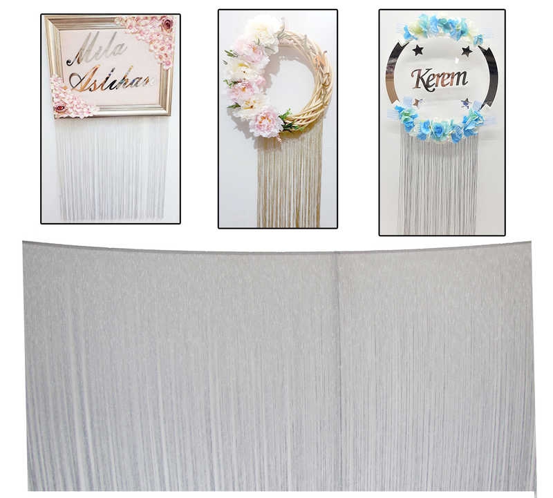 Fringes Silver For Decor And Ornament Pk:2X1 Mt