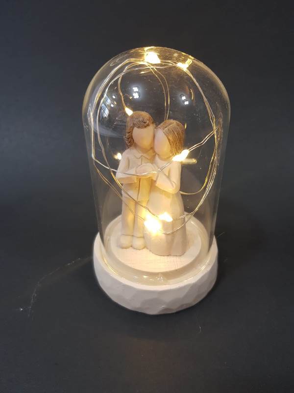 Romantic Lover Trinket Lighted Bell